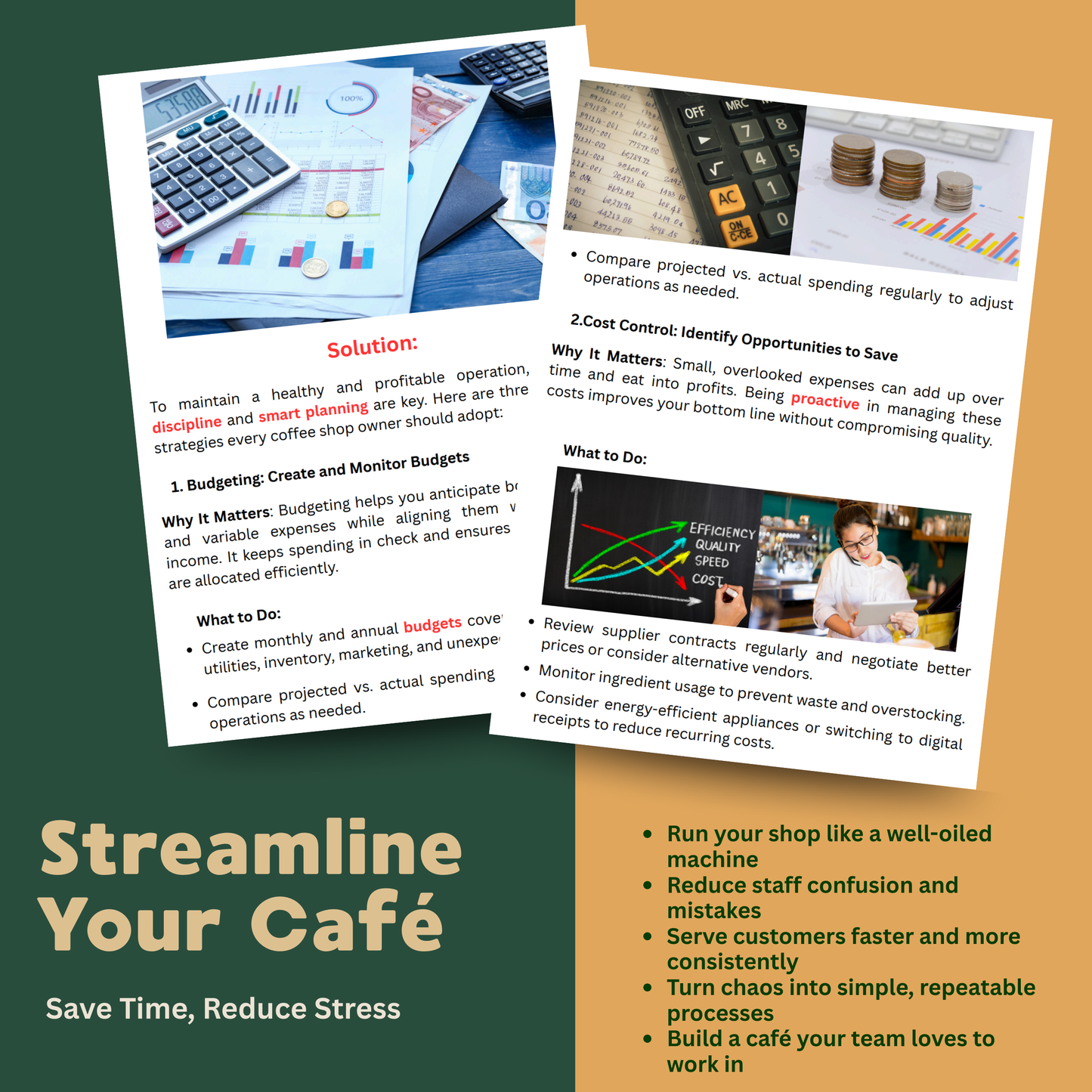 Fix It Fast - The Ultimate Coffee Shop Operations Manual to Streamline Your Business