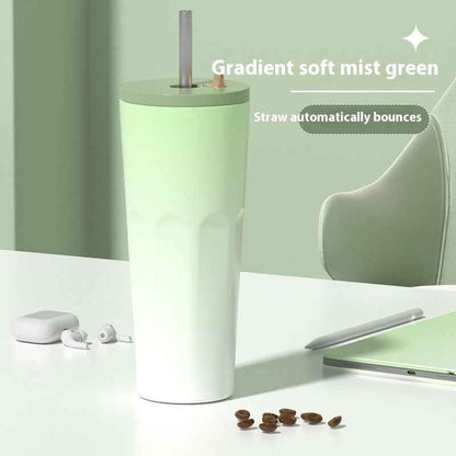 Straw Thermal Insulation Cup Outdoor Leisure Fashion Sports Cup - Twissie