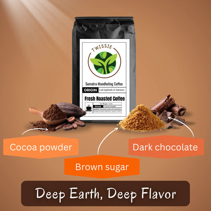 Buy whole bean Sumatra Mandheling Coffee – Indonesian Arabica with deep flavor notes