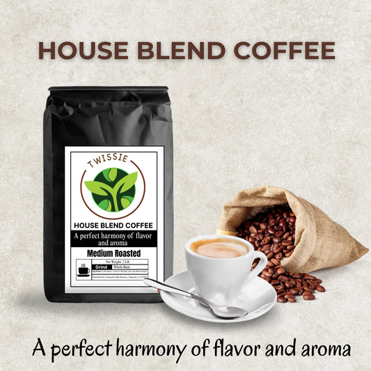 Buy House Blend Coffee online – perfectly balanced gourmet coffee with smooth flavor and inviting aroma