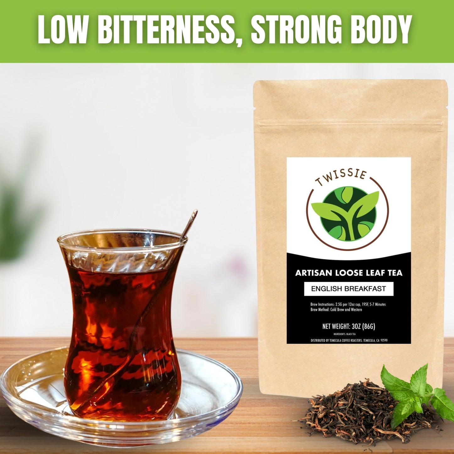 English Breakfast Tea — Robust Breakfast Blend (Loose / Bags)