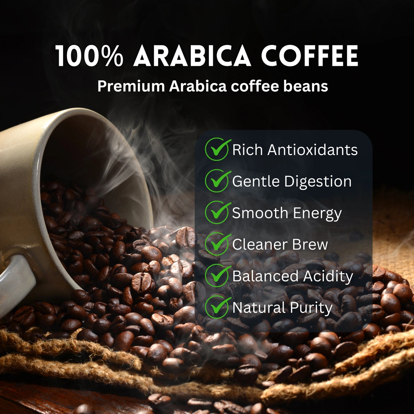 Buy premium Arabica French Roast coffee for bold intensity