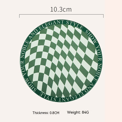 Retro Chessboard Coffee Cup Mat - Twissie