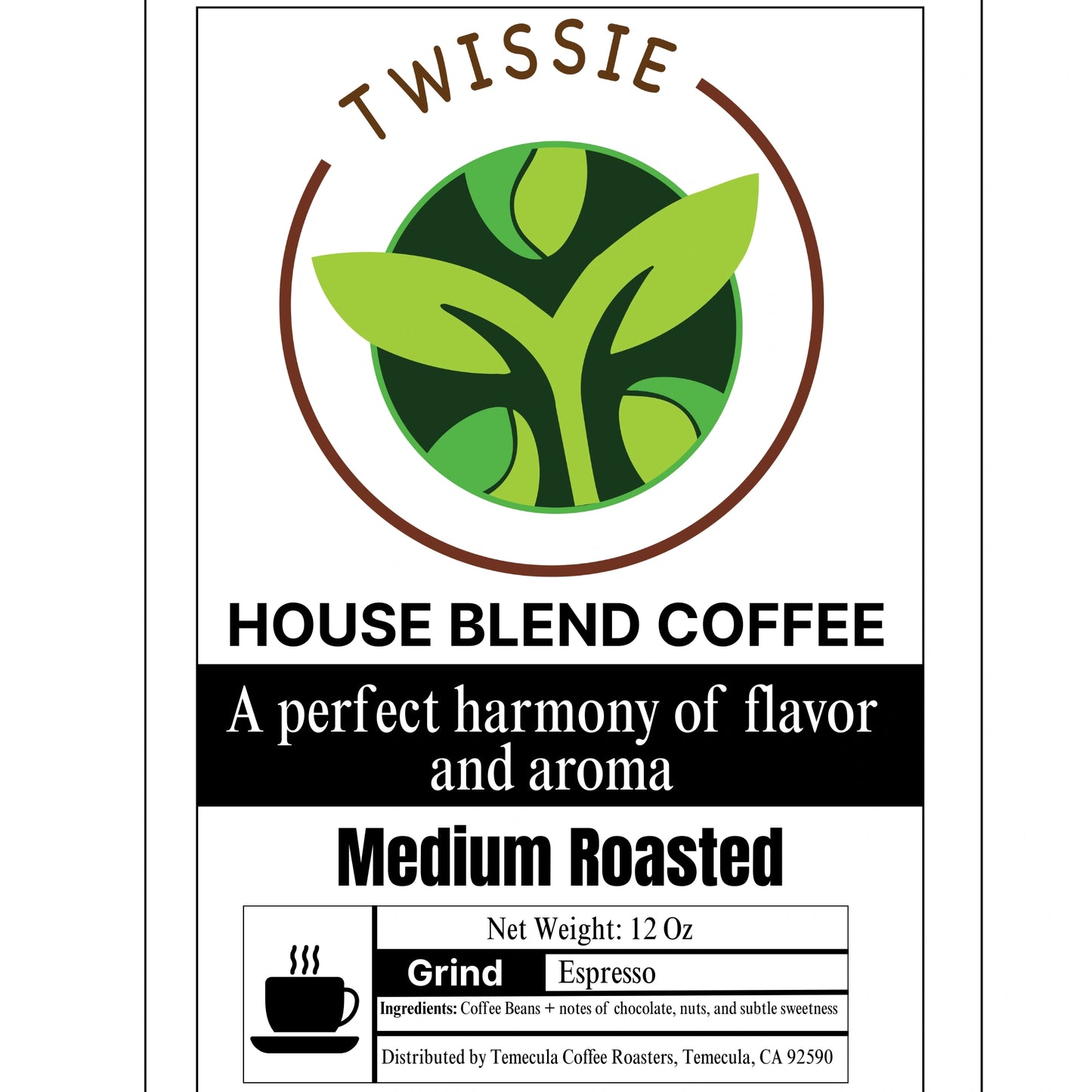 Order House Blend Coffee gourmet roast coffee from Twissie.shop