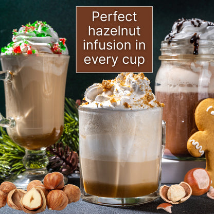 Buy Hazelnut Coffee – perfectly infused medium roast beans with rich hazelnut flavor for gourmet coffee lovers