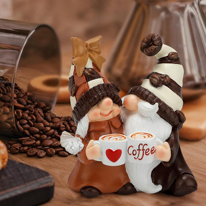 Valentine’s Day Coffee Ornament — Resin Coffee Dwarf Decoration for Coffee Lovers - Twissie