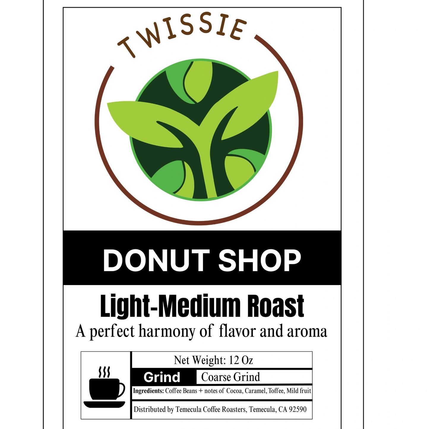 Grab premium packaged light-medium roast coffee from Twissie