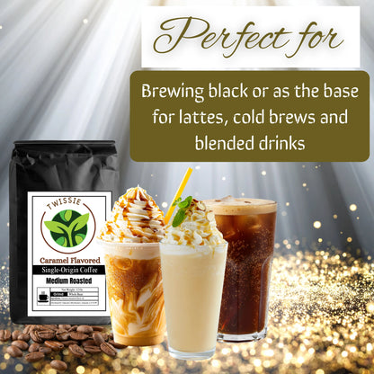 Shop Caramel Coffee – perfect for morning pick-me-ups, office brewing, or cozy evenings at home