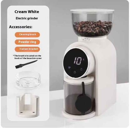 Multiple grind settings with memory - Save preferences for different coffee types - Customized grinding for your favorite beans