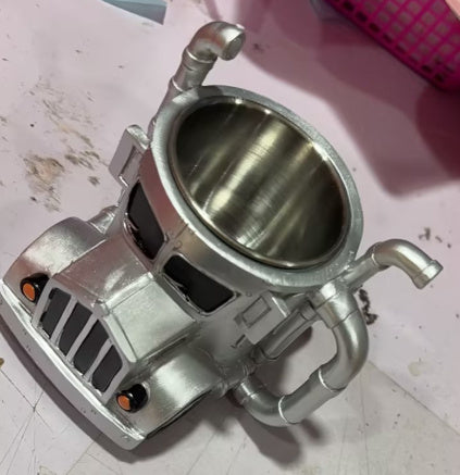 Creative semi truck mug for coffee lovers and collectors