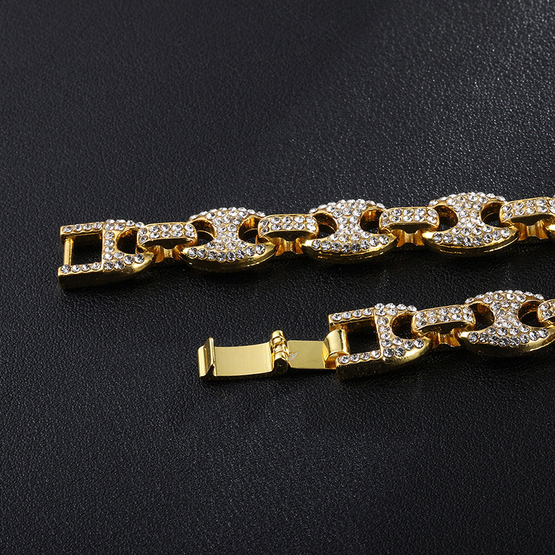 Buy Men’s Coffee Bean Necklace with Durable Alloy Chain