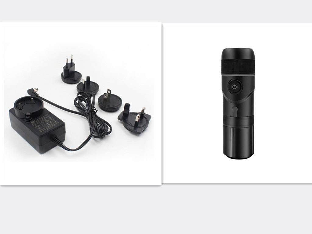 Handheld espresso maker for quick coffee during travel