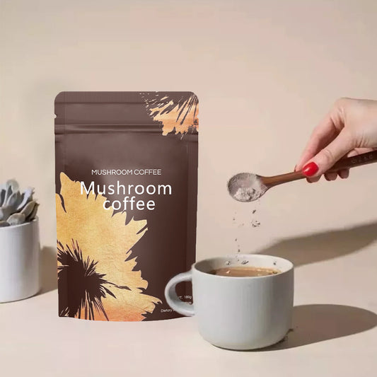 Organic Lion's Mane Mushroom Coffee - Pre-Ground Blend with Chaga (454g)