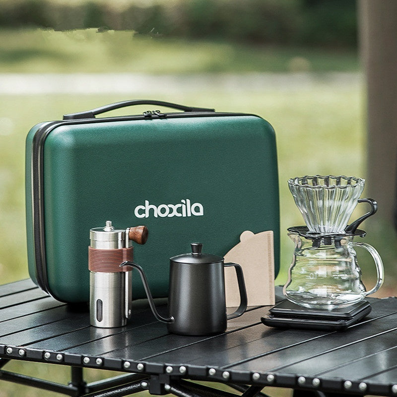 Premium Hand Coffee Maker Kit for Camping and Outdoor Use