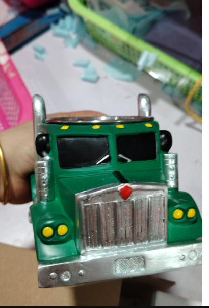 Durable Truck Coffee Mug Semi Truck Handcrafted Coffee Cup Semi-trailer Shaped Semi-Truck Coffee Mugs For Family - Twissie