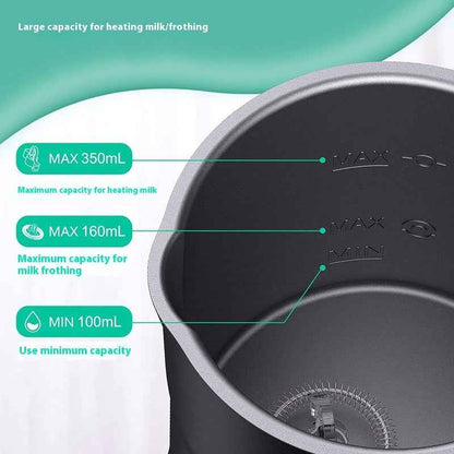 Milk frother creating velvety microfoam - Automatic whisking for perfect consistency - Easy one-button operation for professional results