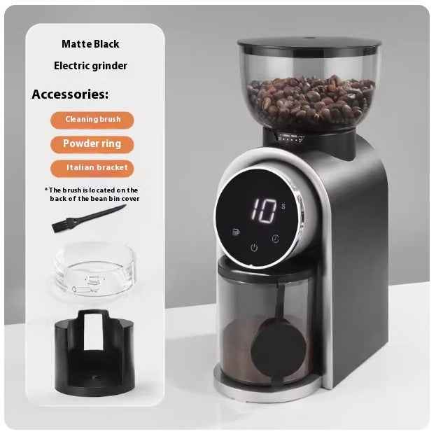 Precision burr grinding mechanism - Consistent particle size for even extraction - Professional results that improve coffee flavor