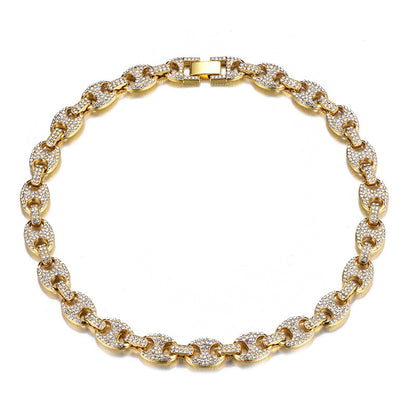 Elegant Men’s Coffee Bean Pendant Necklace for Daily Wear