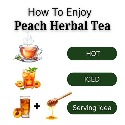 Peach Paradise — Peach Tea Herbal (Loose Leaf / Sachets)