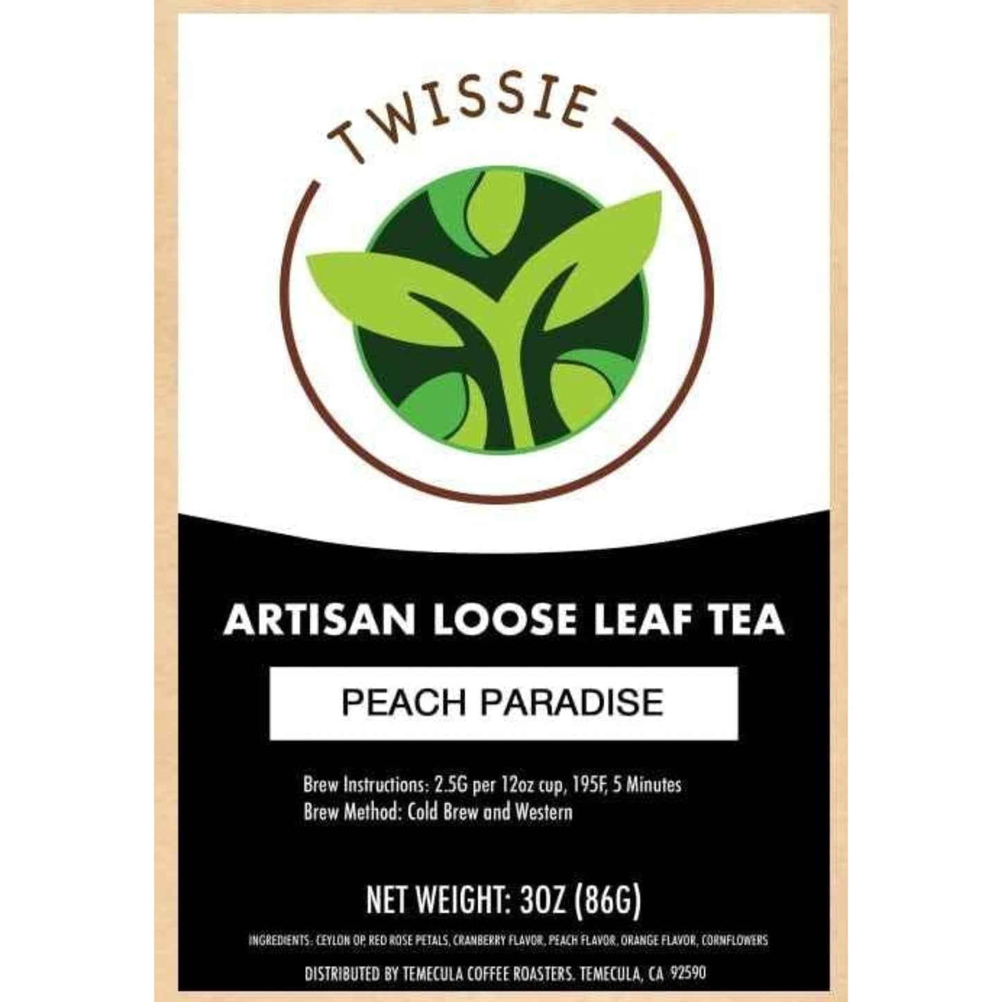 Peach Paradise — Peach Tea Herbal (Loose Leaf / Sachets)