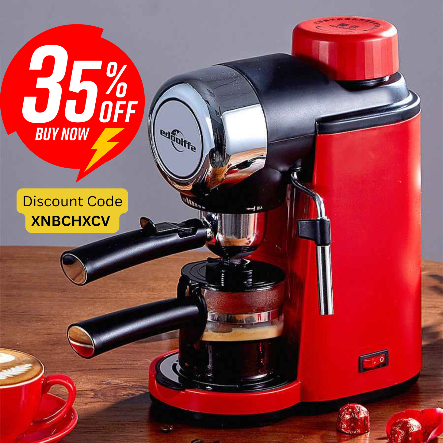 Home Italian Semi-automatic Coffee Machine