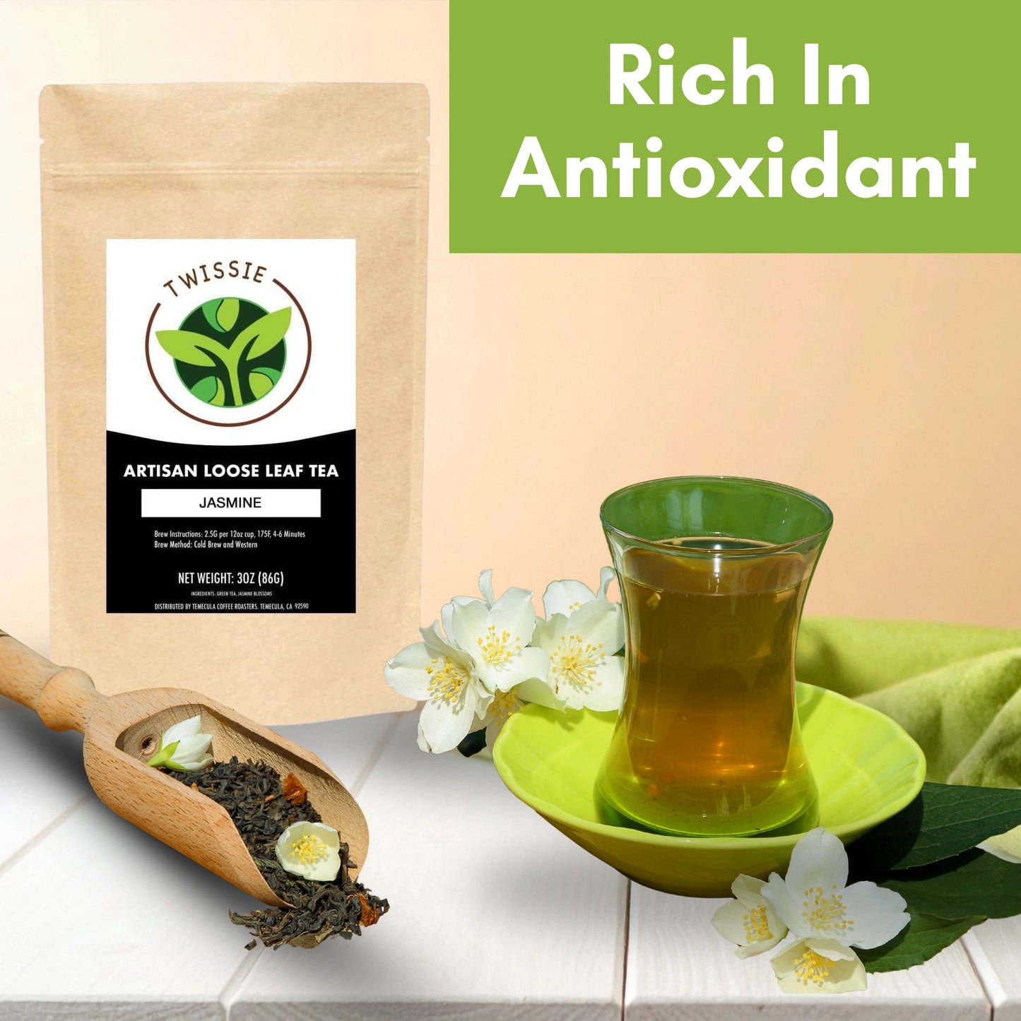 Jasmine Green Tea - Refreshing Floral Infusion