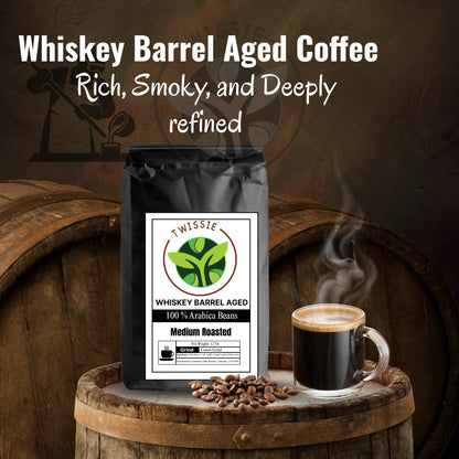 Buy whiskey barrel aged coffee online for a bold, unique flavor experience