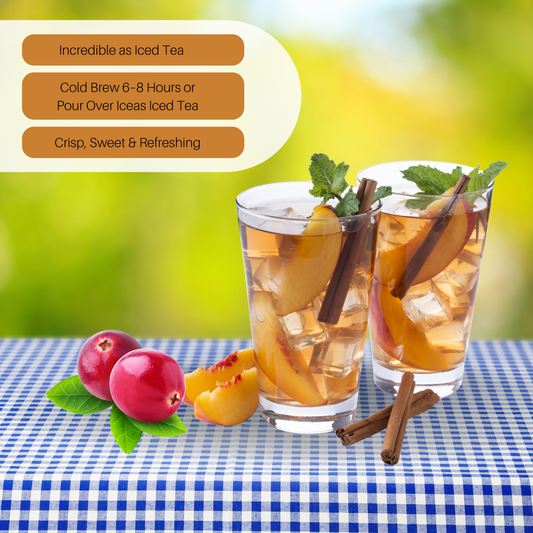 Peach Paradise — Peach Tea Herbal (Loose Leaf / Sachets)