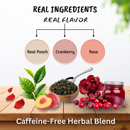 Peach Paradise — Peach Tea Herbal (Loose Leaf / Sachets)