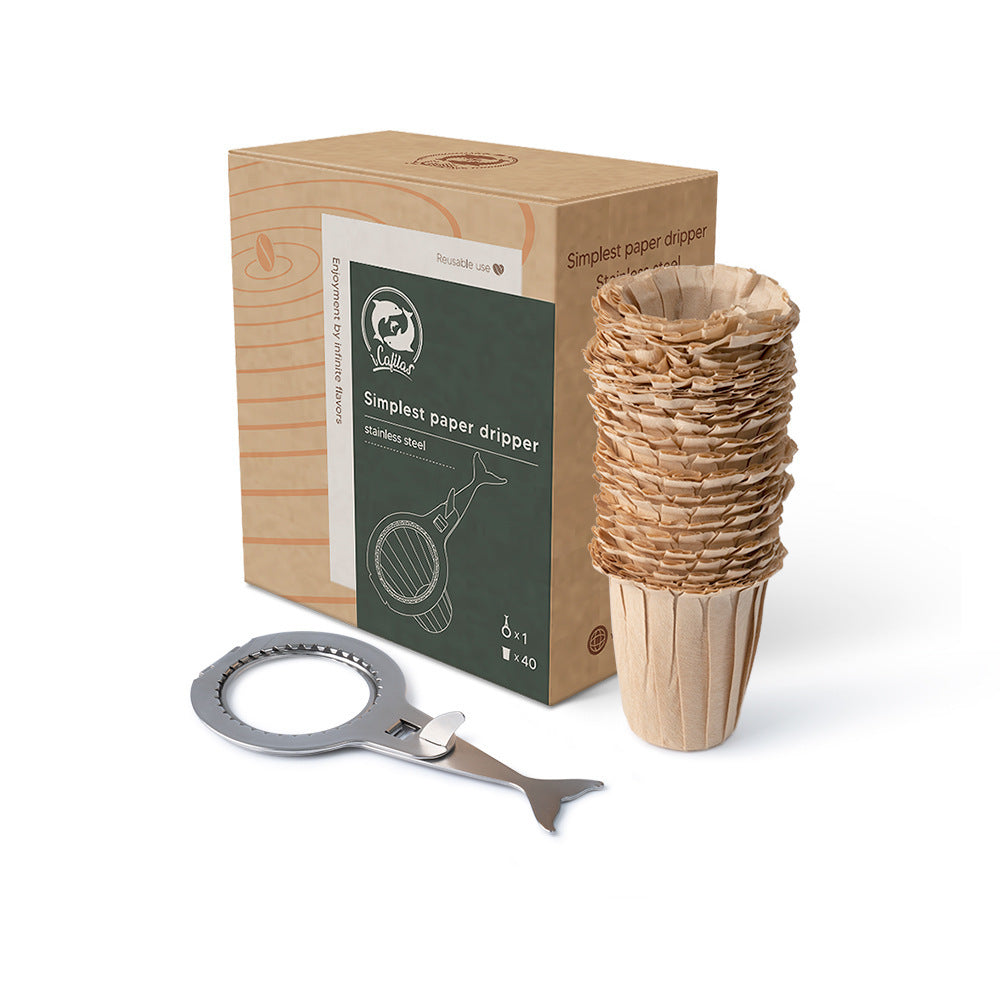 Grain Set Stainless Steel Coffee Machine - Twissie