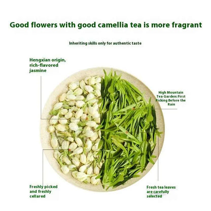 Purchase Fragrant Jasmine Green Tea in Glass Teapot - Twissie