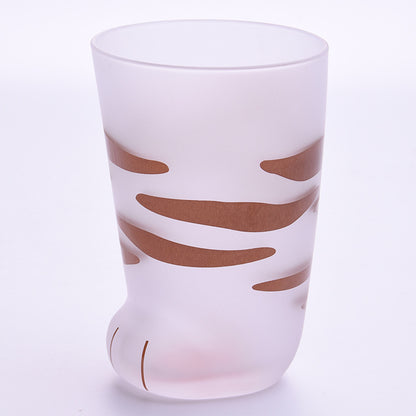 Creative Cute Cat Paws Glass Tiger Paws Mug Office Coffee Mug Tumbler Personality Breakfast Milk Porcelain Cup Gift - Twissie