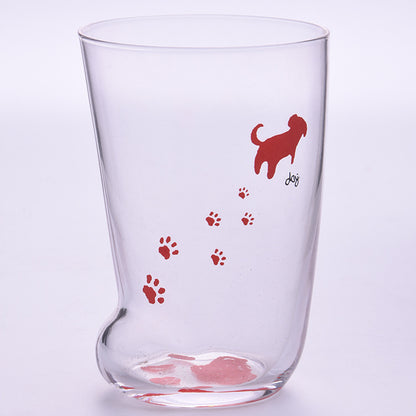 Creative Cute Cat Paws Glass Tiger Paws Mug Office Coffee Mug Tumbler Personality Breakfast Milk Porcelain Cup Gift - Twissie