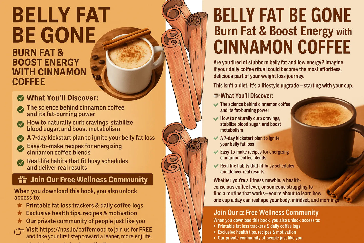 Belly Fat Be Gone: Burn Fat & Boost Energy with Cinnamon Coffee