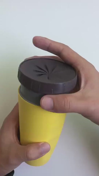 No Cover Twist Cup Travel Portable Cup Double Insulation Tumbler Straw Sippy Water Bottles Portable For Children Adults